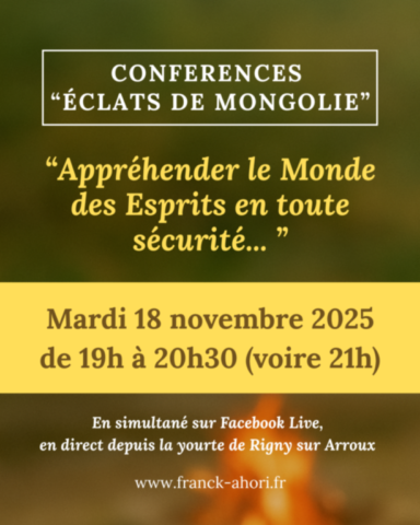 Conférence Chamanisme Mongol en France - Bourgogne